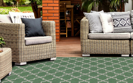 Outdoor Rugs That Define Seating Areas in Open-Air Spaces