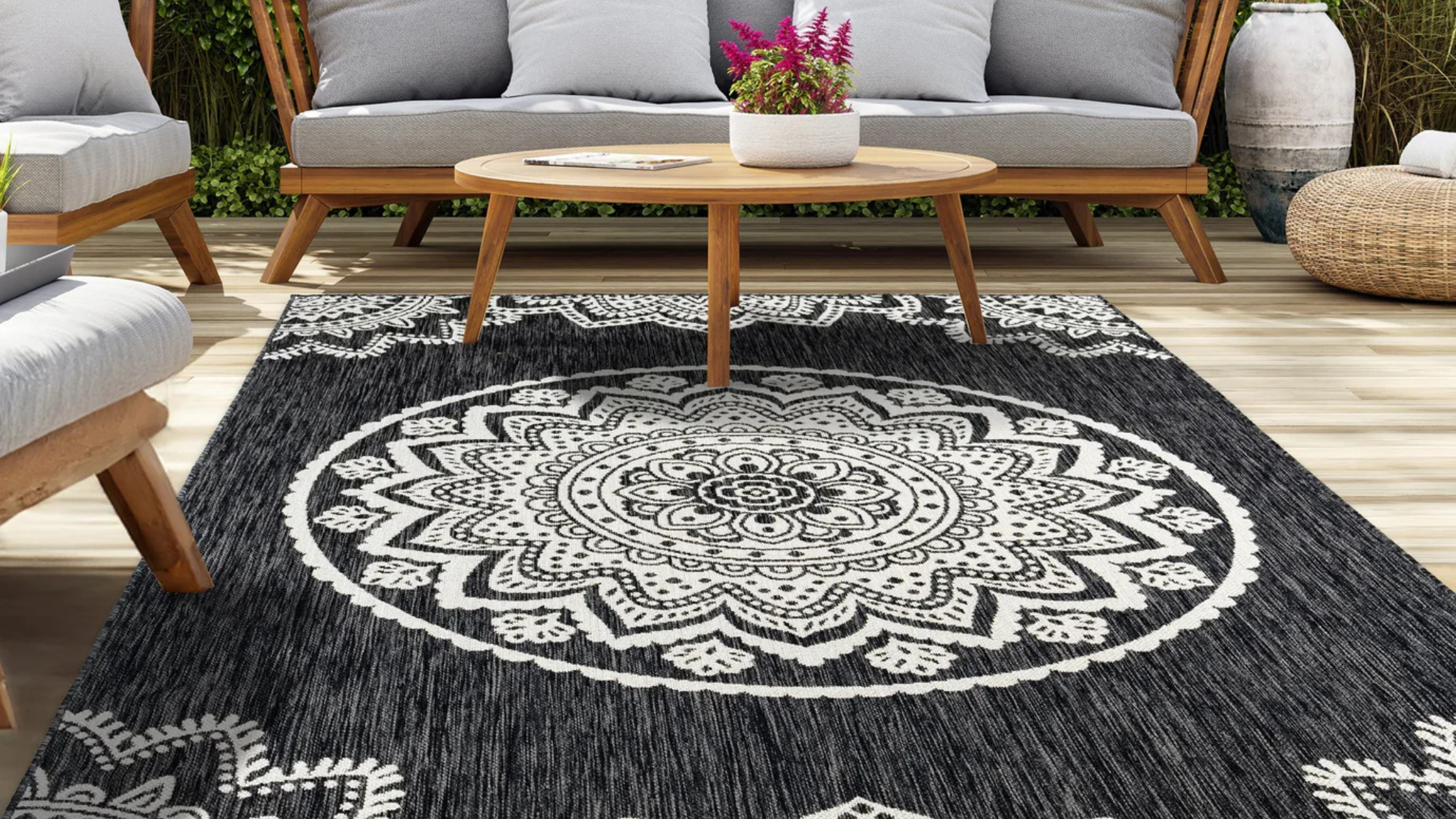 Plain or Patterned? Choosing the Right Artistry Outdoor Rug