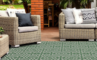 Will a Medallion Outdoor Rug Work on Wooden Decking?