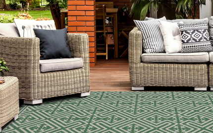 Will a Medallion Outdoor Rug Work on Wooden Decking?