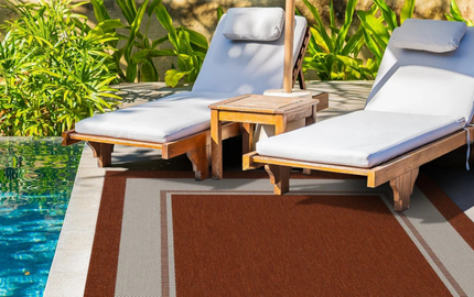 Can Terra Cream Outdoor Rugs Make a Small Patio Feel More Inviting?