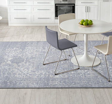 Living Room Rug Portobello Collection Grey Cream