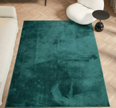 Anti-Slip Backing HARROW, Shaggy Rugs Emerald Green