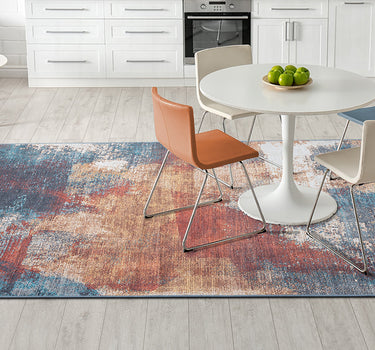 Living Room Rug Jermyn Collection Blue