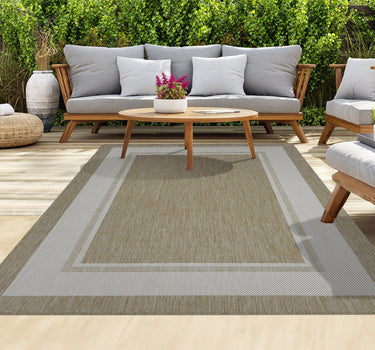 Outdoor Rugs Portobello Collection Beige Cream