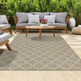 Outdoor Rugs Classic Portobello Collection Beige Cream