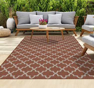 Outdoor Rugs Classic Portobello Collection Terra Cream