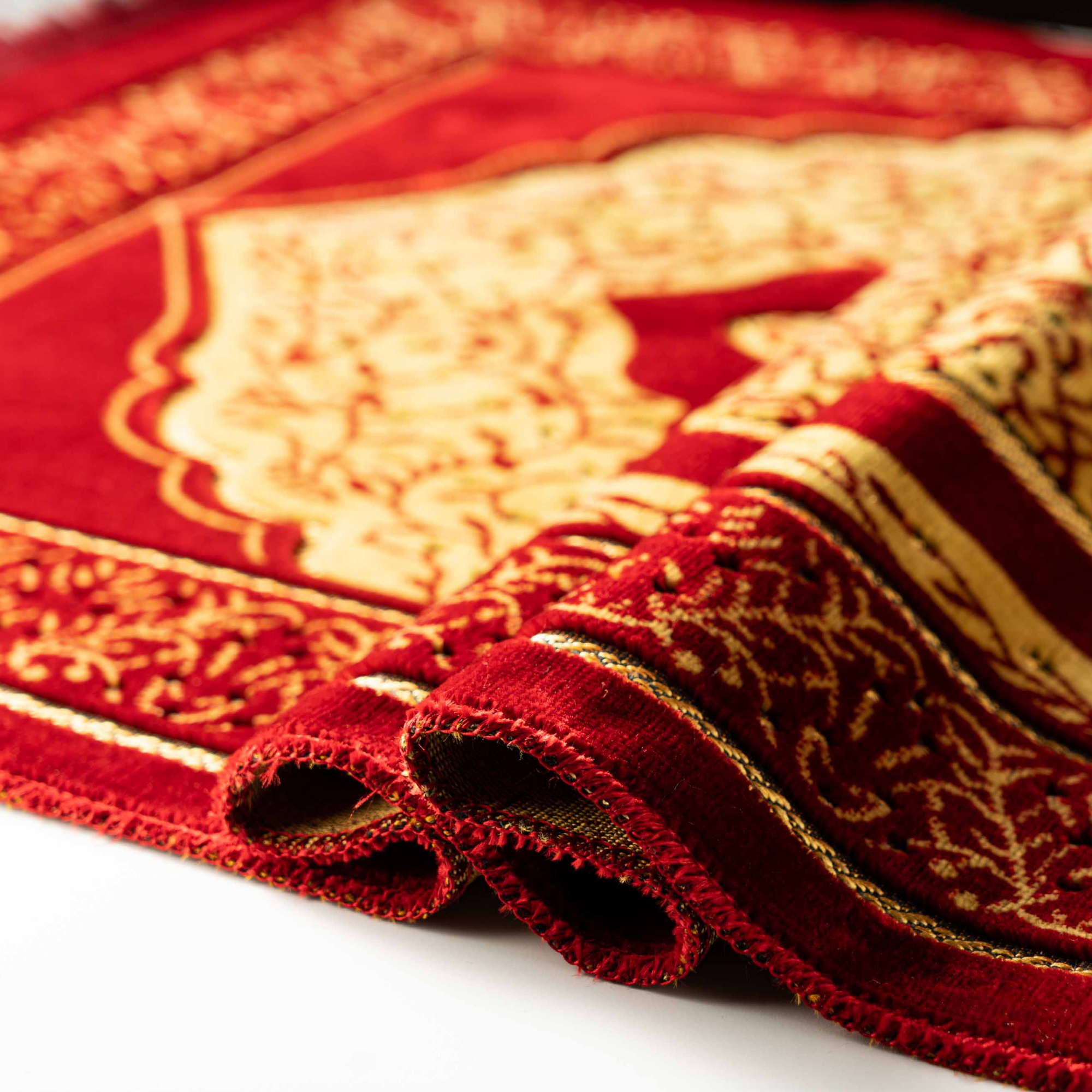 Mecca Rugs Prayer Mat Serenity Mecca Bordeaux – Montella Rugs