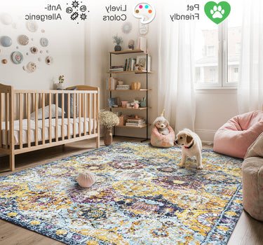 Hampton Area Rug– Super Soft,Morc Mix