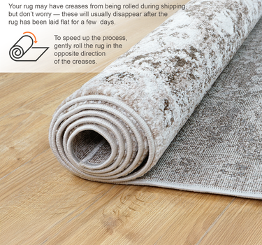 Hampton Area Rug– Super Soft,Morc Brown 60*110