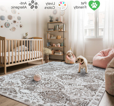 Hampton Area Rug– Super Soft,Morc Brown