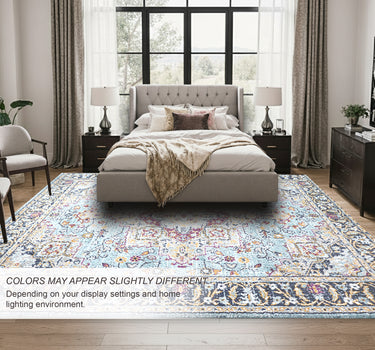 Hampton Area Rug– Super Soft,Medium Blue