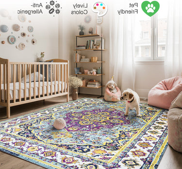 Hampton Area Rug– Super Soft,Medium Pink