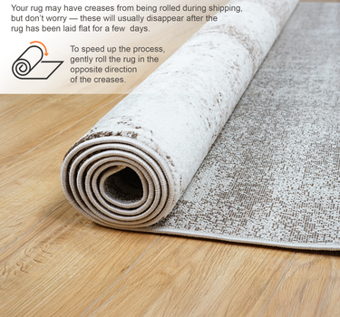 Abstract Area Rug – Super Soft,Brown 60*110