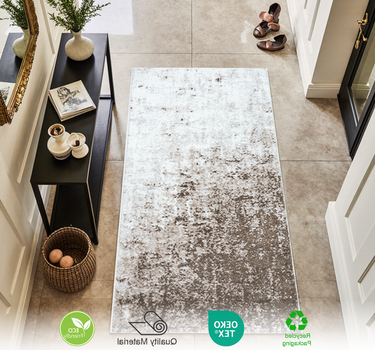 Abstract Area Rug – Super Soft,Brown 60*110