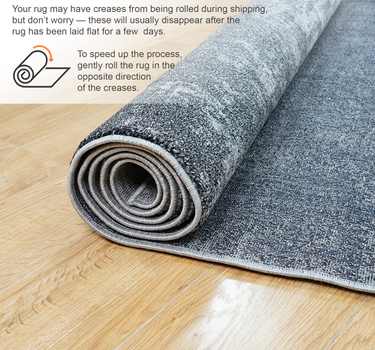 Abstract Area Rug – Super Soft,Grey 60*110