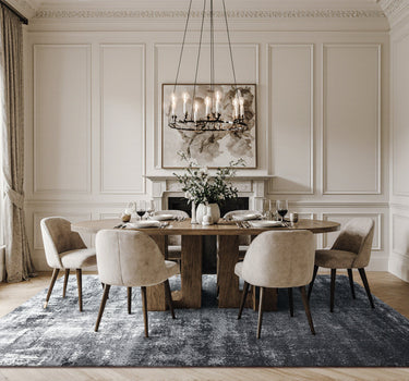 Abstract Area Rug – Super Soft,Grey