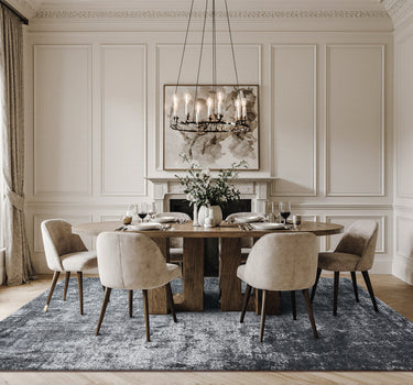 Abstract Area Rug – Super Soft,Anthracite