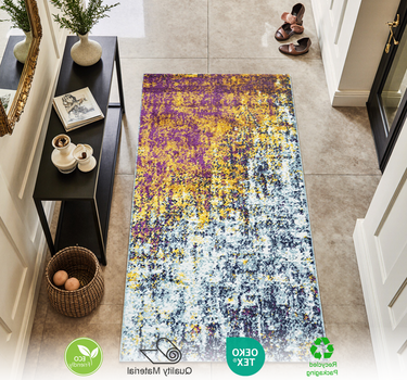 Abstract Area Rug – Super Soft,Pink 60*110