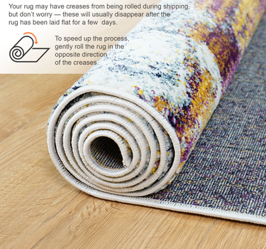 Modern Abstract Area Rug – Super Soft, Mix 60*110