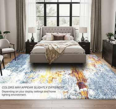 Modern Abstract Area Rug – Super Soft, Mix