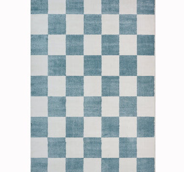 Plaid Area Rug – Super Soft,Turquoise 60*110