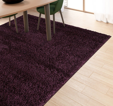 Shaggy Rug Lumora Plain Lavender / Purple