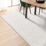 Shaggy Rug Lumora Plain White