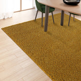 Shaggy Rug Lumora Plain Gold