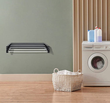 Laundry Drying Rack 75cm - 95cm Clothes Airers Anthracite - Pattern