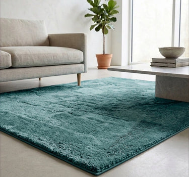 Anti-Slip Backing HARROW, Shaggy Rugs Emerald Green