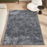 Anti-Slip Backing HARROW, Shaggy Rugs Anthracite