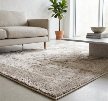 Anti-Slip Backing HARROW, Shaggy Rugs Cream