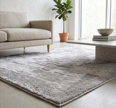 Anti-Slip Backing HARROW, Shaggy Rugs Grey