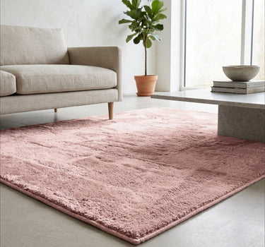 Anti-Slip Backing HARROW, Shaggy Rugs Pink