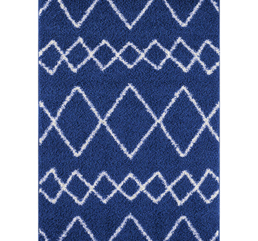 Shaggy Rug Lined Lumora Navy