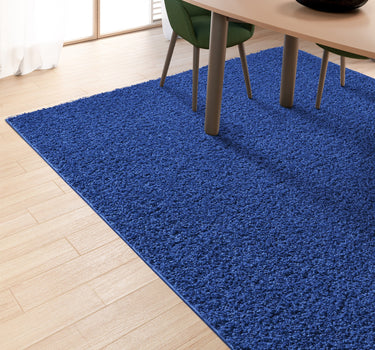 Shaggy Rug Lumora Plain Navy