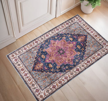 Washable Rugs NELSON Pink/Multi