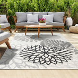 Outdoor Rugs Blossom - Black / Grey