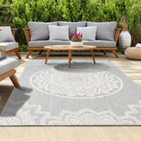 Outdoor Rugs Lotus Grey / Cream